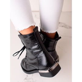 W. Potocki Eleganta snörning med Potocki-stövlar svart 2