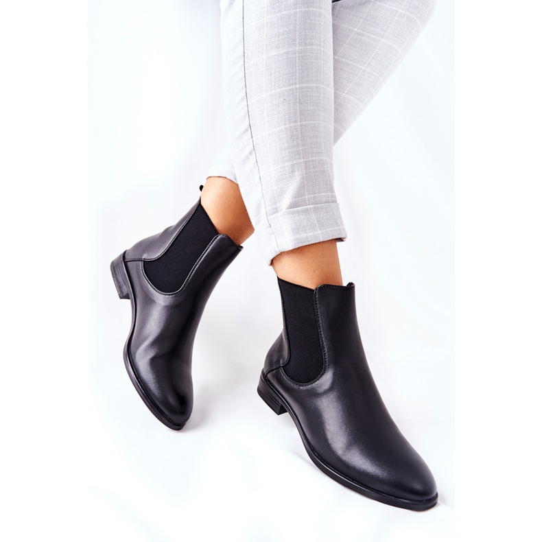 Läderstövlar Sergio Leone BT523 Svart 2