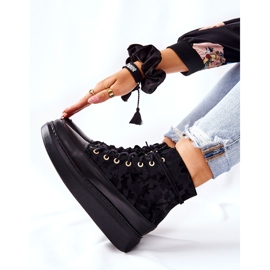 Lewski Shoes Sportläderskor Lewski 3034 Black Camo svart 2