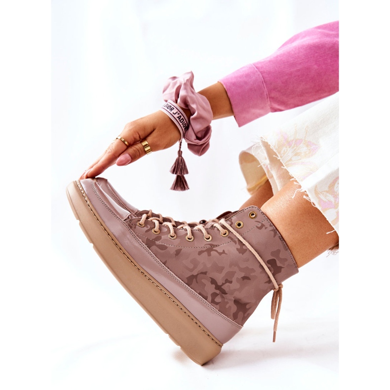 Lewski Shoes Sportläderskor Lewski 3034 Beige Camo 2