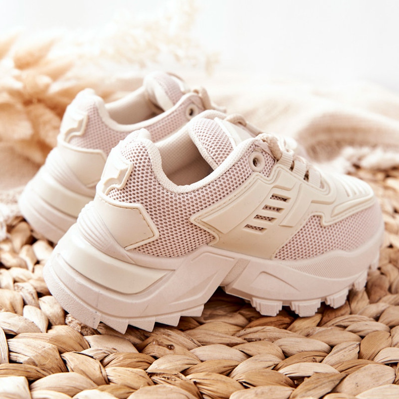 FR1 Barnskor Jasno Beżowe Freak Out beige 2