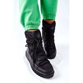 S.Barski Kvinnors svarta varma snöskor Cironeus 2