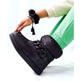 S.Barski Kvinnors svarta Khariche varma snöskor 2