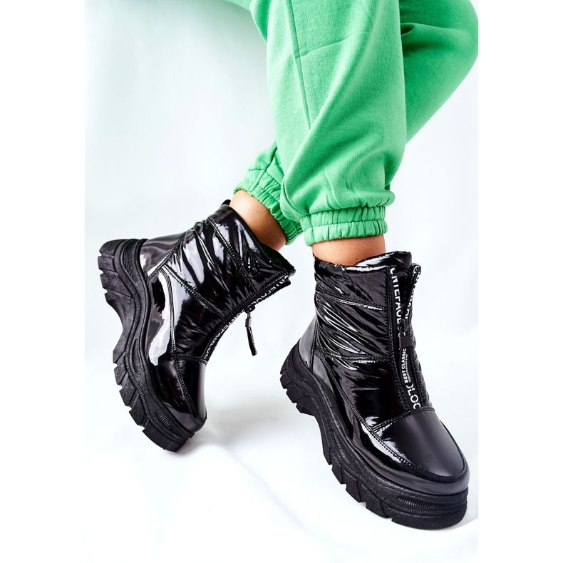 Vinceza Kvinnors Trappers svarta stövlar Echowen 2