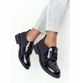 S.Barski Oxfords lackerade lackade skor för kvinnor S. Barski svart 4