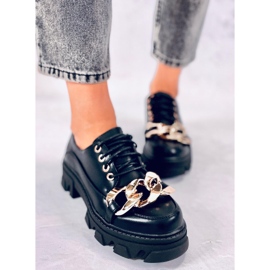 Tony Black damskor med kedja svart 2