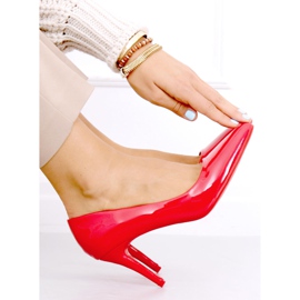 Ruby Red damhöga klackar röd 1