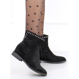 Stövlar på en dold kil Melisa Black svart 1