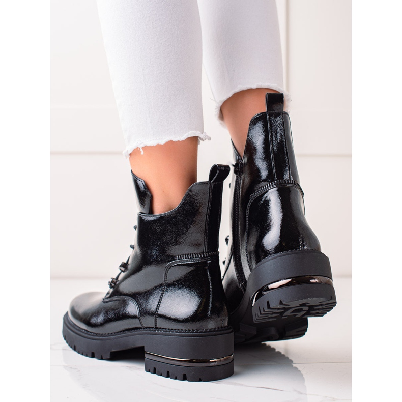 Fashionabla snörjare av Sergio Leone svart 2