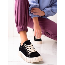 Sweet Shoes Mockaskor på plattformen svart 1