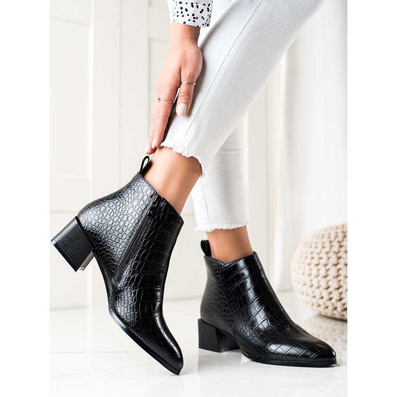 Filippo Casual högklackade stövlar svart 2