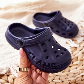 Flameshoes Barnhem Tofflor Marinblå Crocs 1