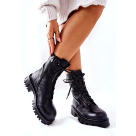 Läder High Workers Big Star II274429 Svart 2