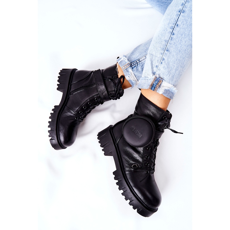 Lädervarma arbetare med en Kidney Big Star II274430 Svart 2