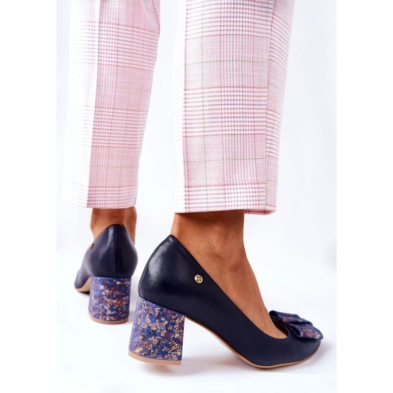 Dampumpar Maciejka Mocka Marinblå 3356A-19 2