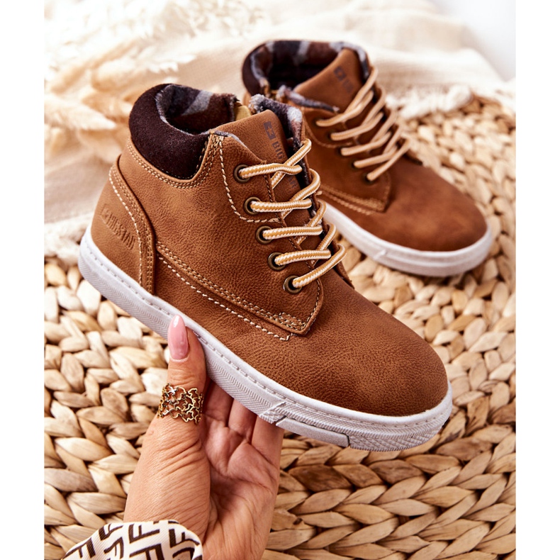 Barnisolerade sportskor Big Star BB374131BS Camel brun 2