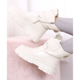 Elza Beige snöskor för kvinnor 1