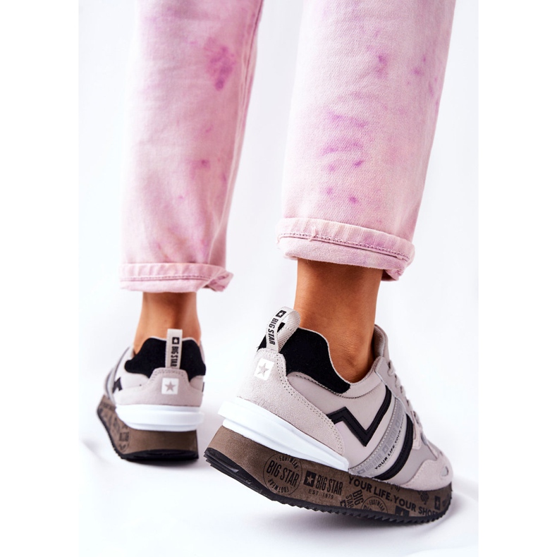 Kvinnors sportskor Big Star II274297 Grå 1