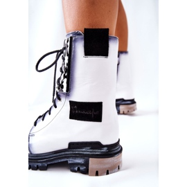 Läderstövlar Varma stövlar Maciejka Vit 05113-11 svart 1