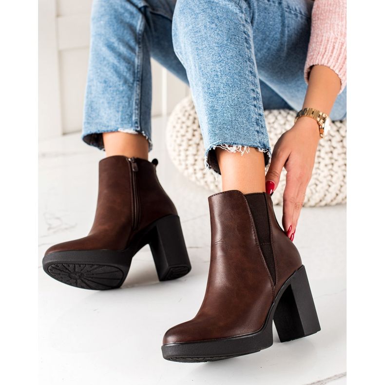 Super Mode Varma bruna stövlar 1