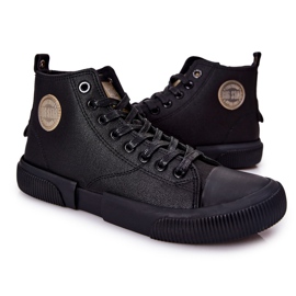 Mäns höga sneakers Big Star II174023 Svart 1
