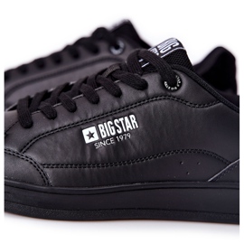 Memory Foam Big Star II174169 Black Leather Sneakers svart 1