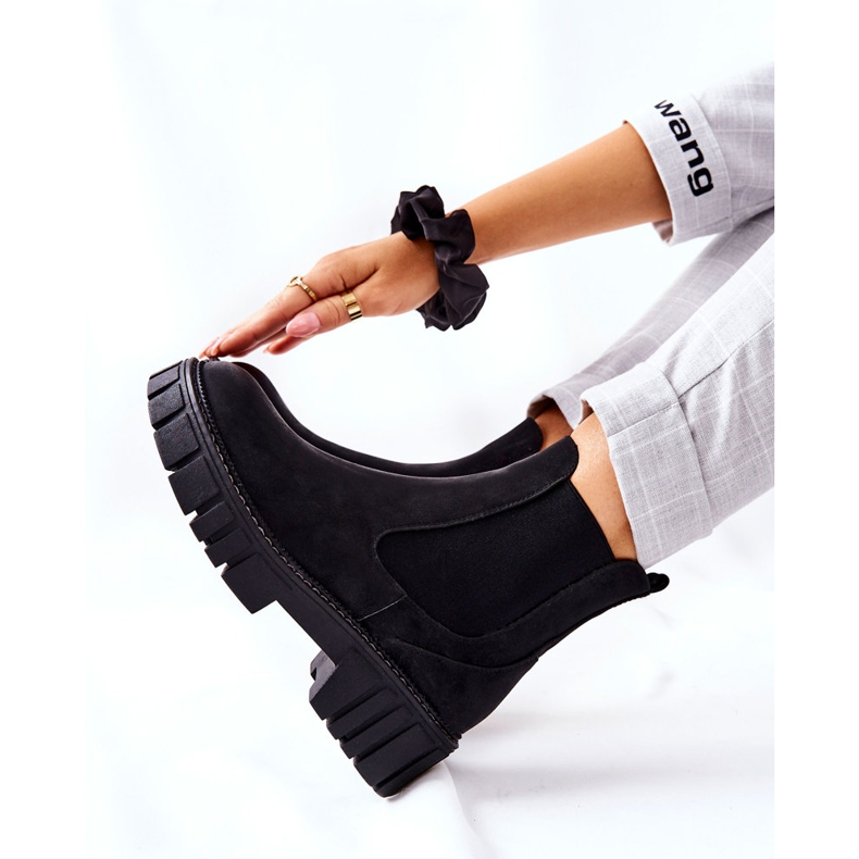 Stövlar Workers Isolated Trappers Sergio Leone TR761 Black svart 2