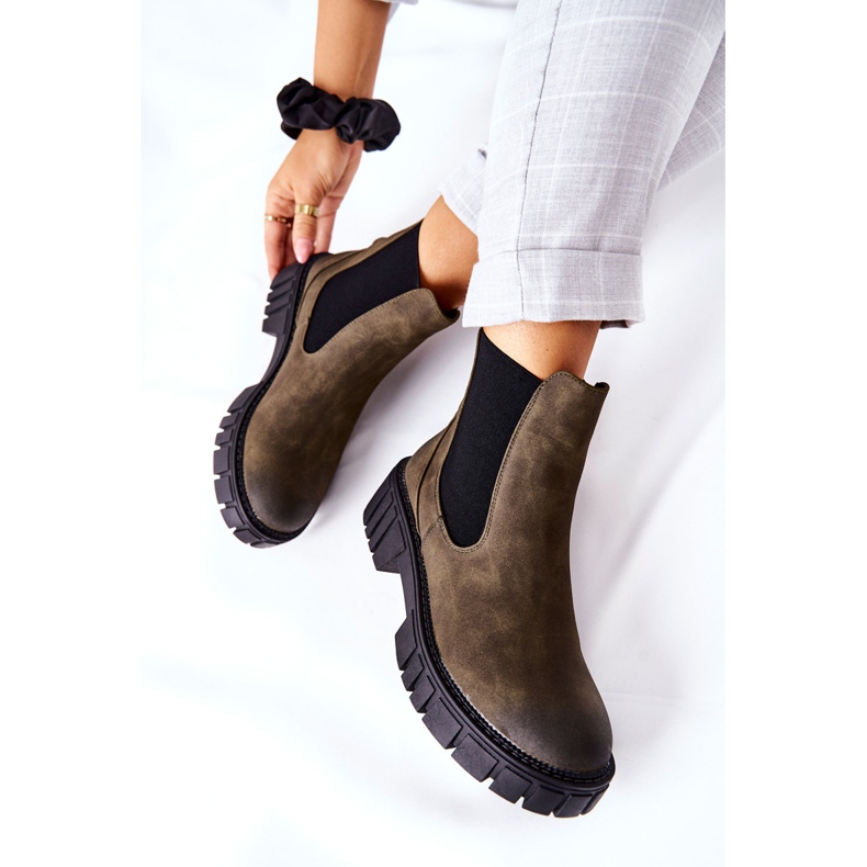 Stövlar Arbetare Warm Trappers Sergio Leone TR761 Grön 1