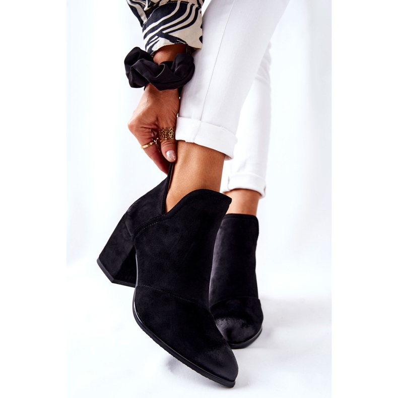 POTOCKI Klassiska stövlar med svart Veriane -dragkedja 1