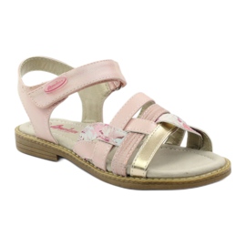 American Club Rosa guld gladiator sandaler gyllene 1