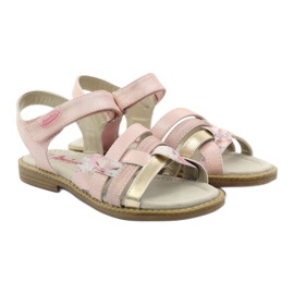 American Club Rosa guld gladiator sandaler gyllene 4