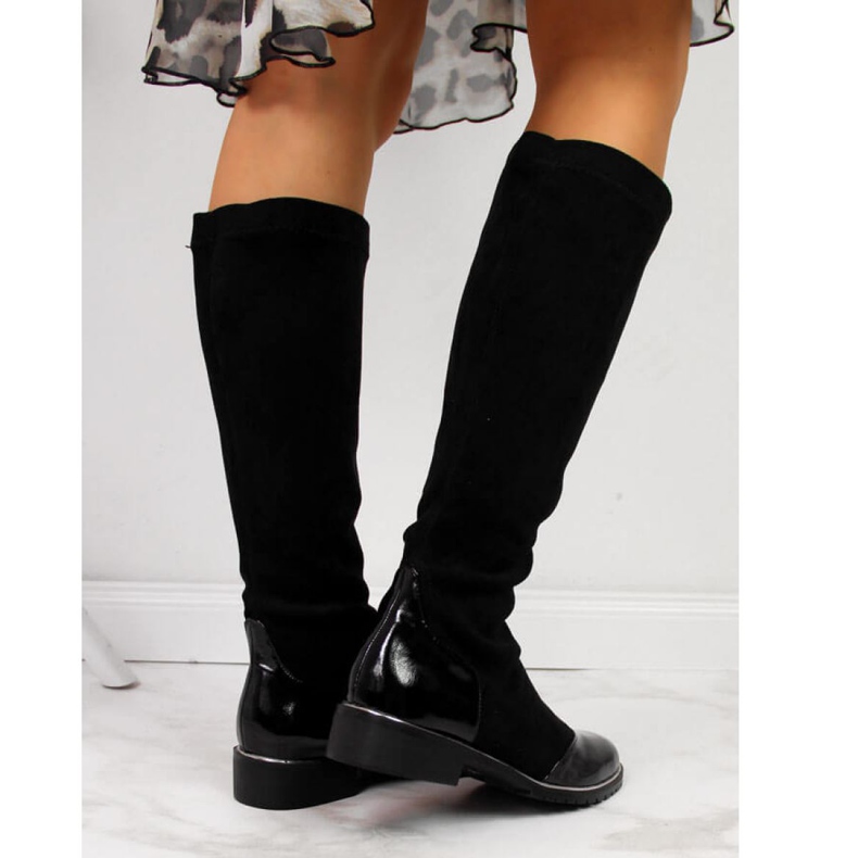 Svarta mockaisolerade stövlar Filippo W PAW289 2