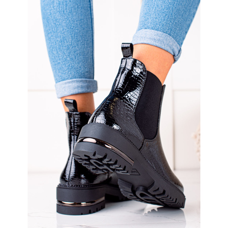 Svarta Chelsea -stövlar från Sergio Leone 1