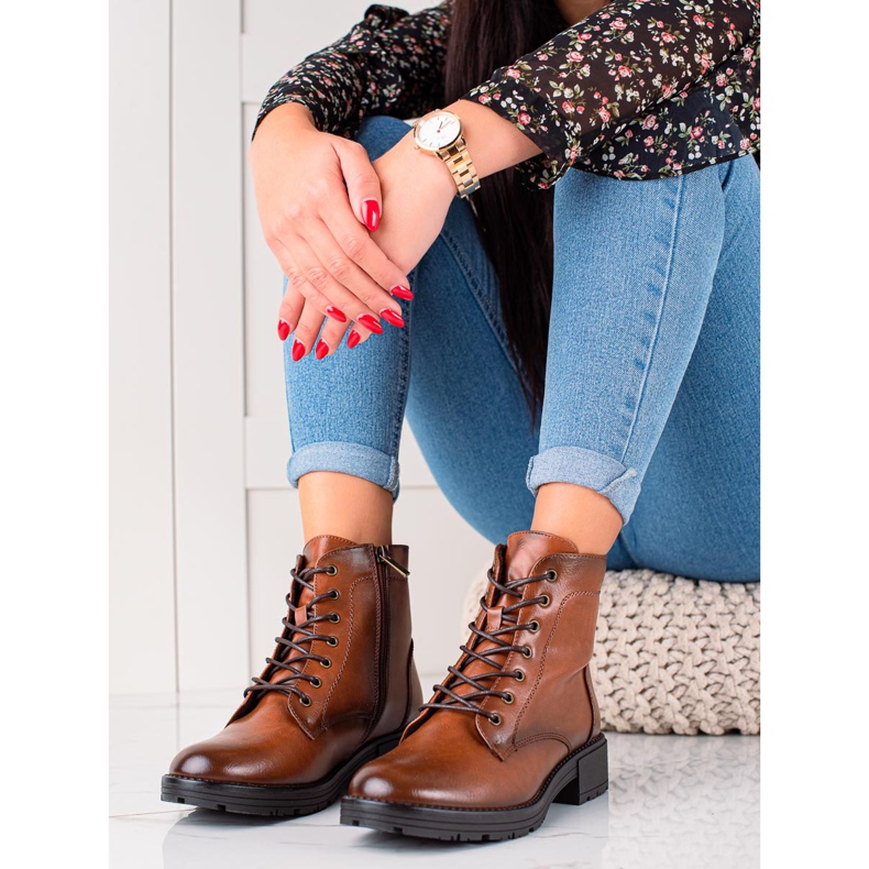 W. Potocki Bruna fällare av Eco Potocki -läder 1