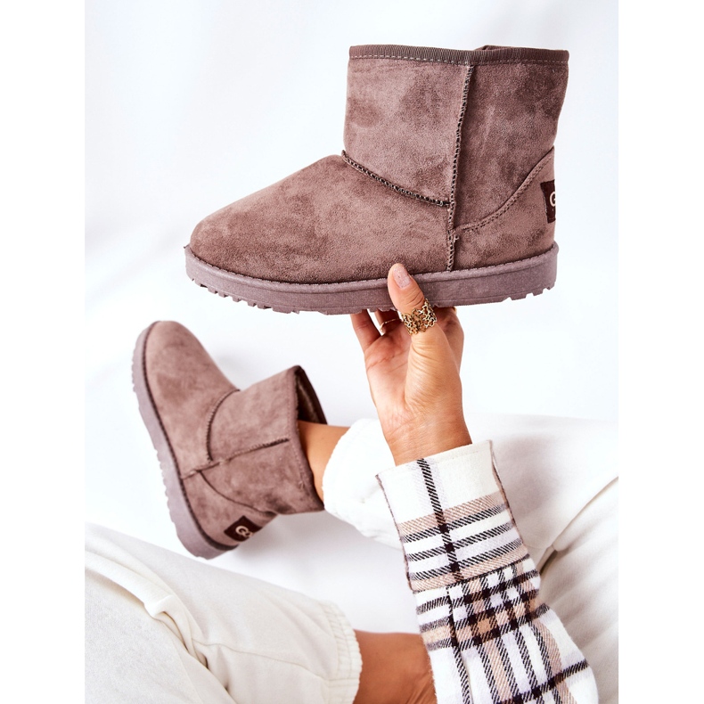 Vicandi Brown Fur Warm Snow Boots brun 1