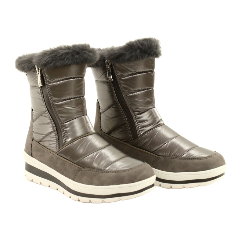 Snow boots membran Caprice 26425-27 345 Taupe Comb beige 2