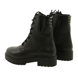 Stövlar Läder Sergio Leone TR756 Laced Black svart 2