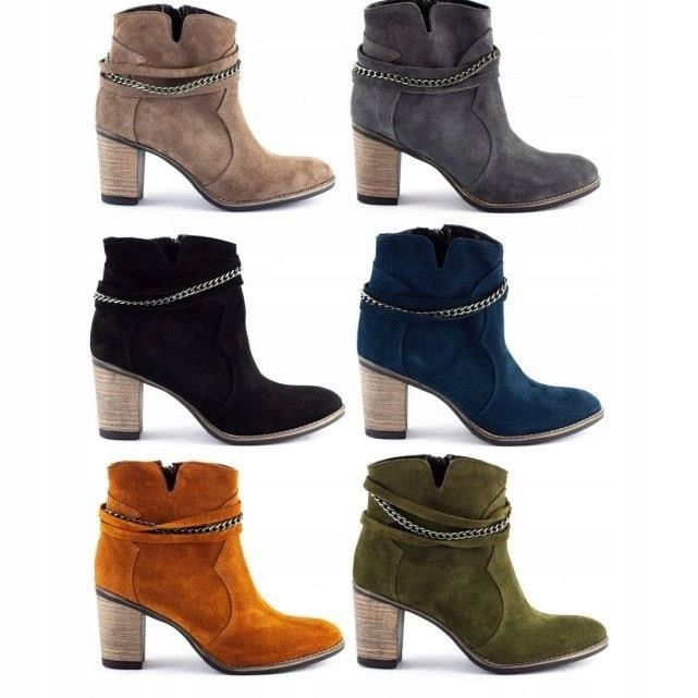 Olivier Kvinnors isolerade stövlar med grå kedja 2