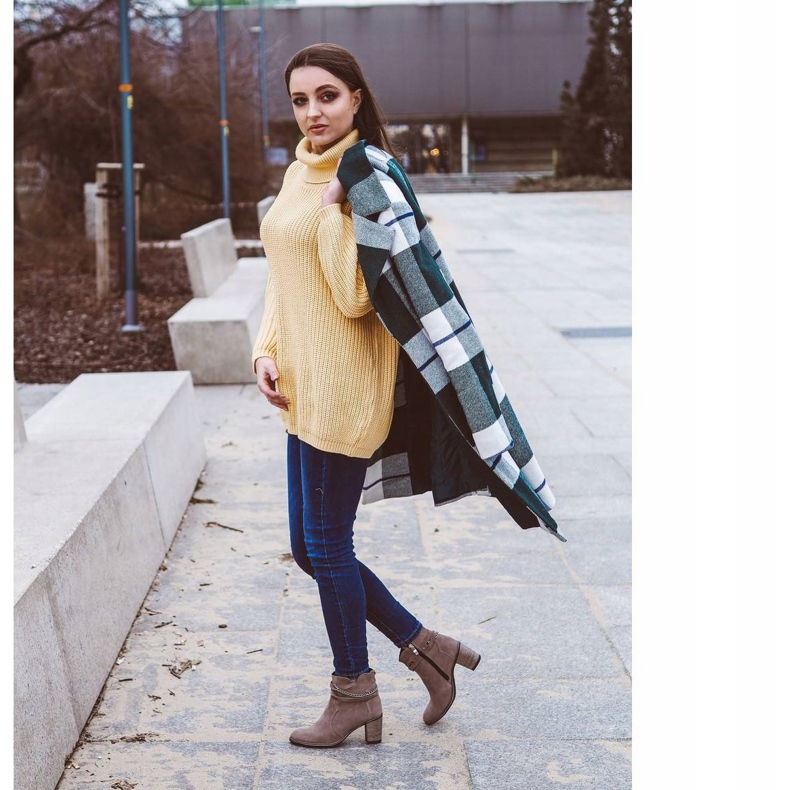 Olivier Kvinnors isolerade stövlar med grå kedja 1