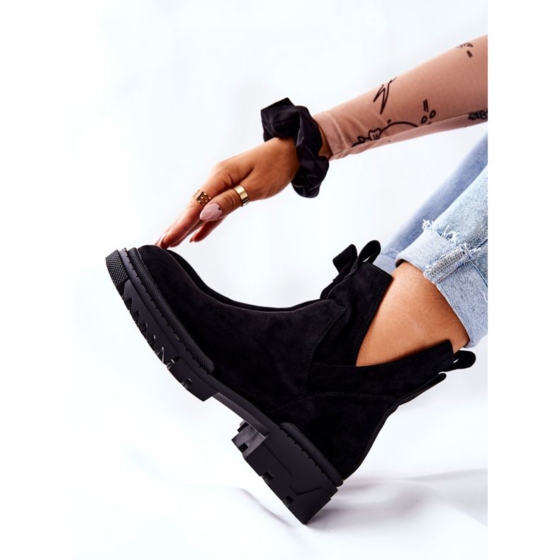 POTOCKI Svarta Corano -stövlar med dragkedja 2