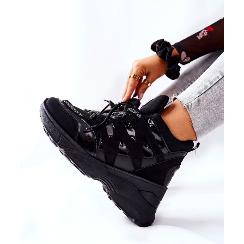 Sport svart Hesane kilskor 2