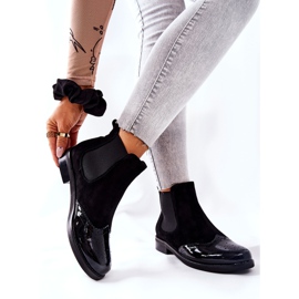 Läder Slip-On stövlar Laura Messi Svart 2096 2