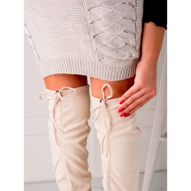 Seastar Stövlar med hög mockalår beige 1