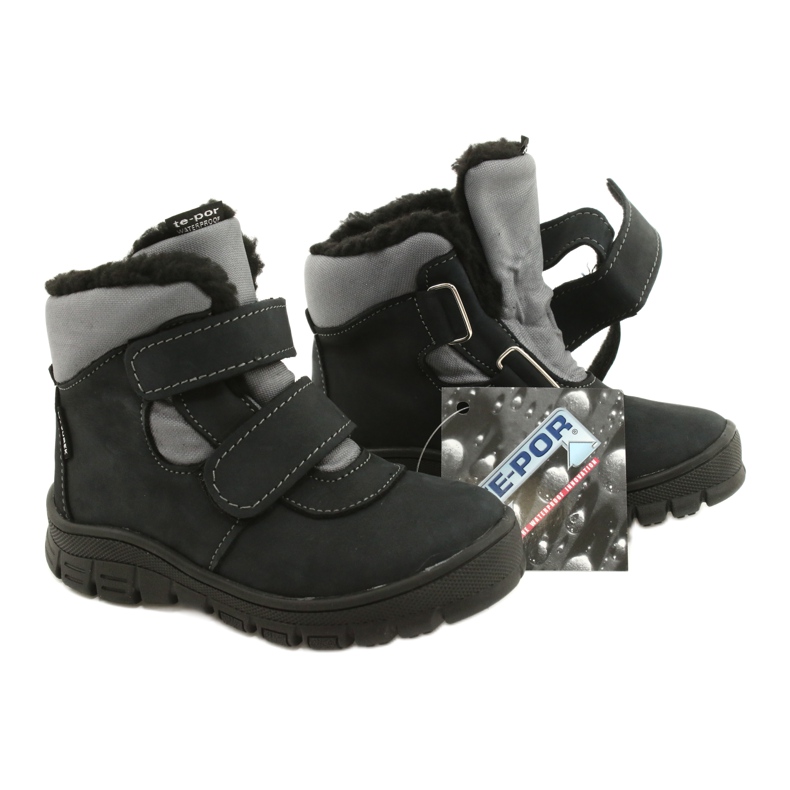 Stövlar med Mazurek 1360 antracitmembran svart grå 8