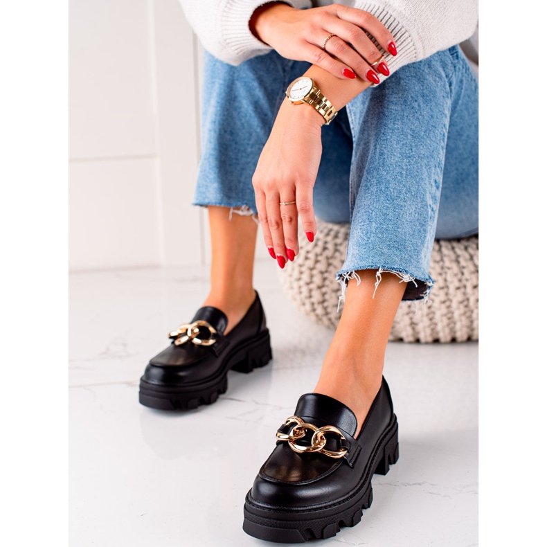 Sweet Shoes Eleganta skor på plattformen svart 1