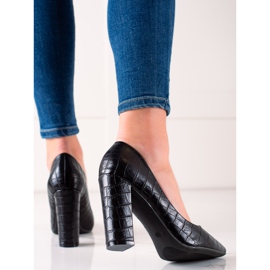 Sweet Shoes Svarta pumpar med ekoläder 2