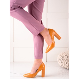 Sweet Shoes Dampumps Ly9182c orange 1