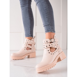 Bestelle Trendiga arbetare med strass beige 2