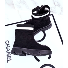 Apawwa Barnens svarta varma stövlar Pinko 2