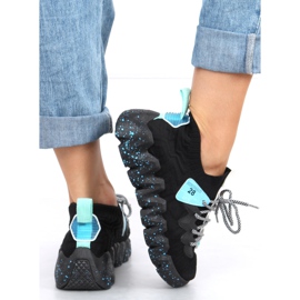 Svarta NB387 Allblacks högsulade sportskor 1